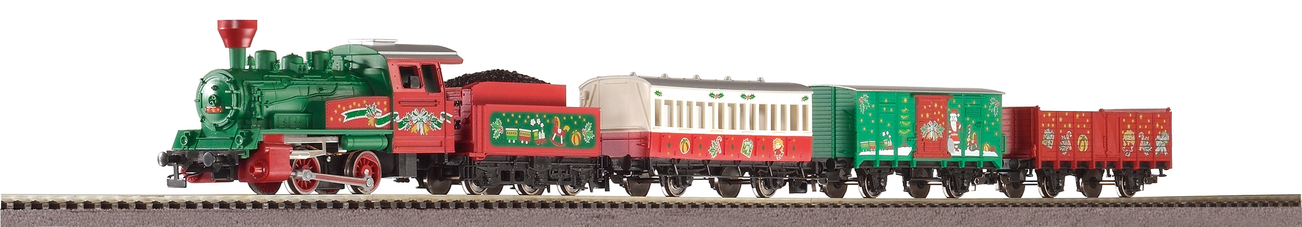 Piko 57081 - S-Set Weihnachten Lok + 3 wg. A-Gleis