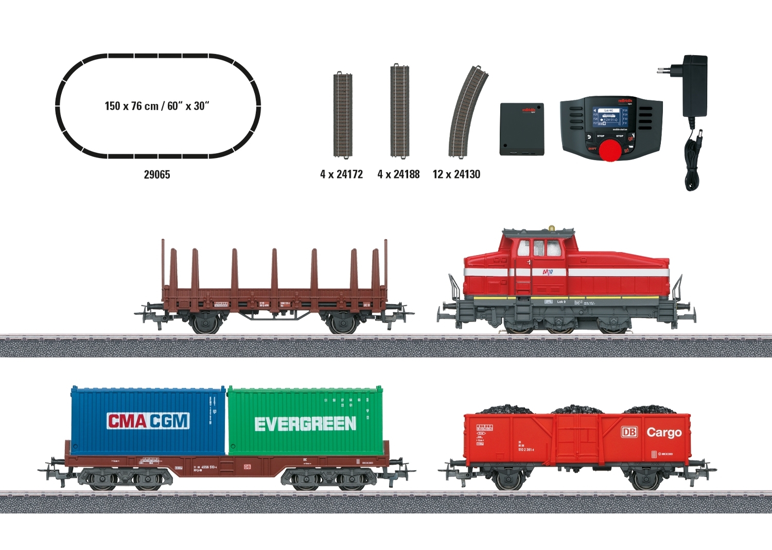 Märklin 29065 - Dig.-Startpackung Mod.Rangier