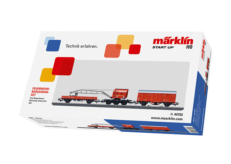 Märklin 44752 - Feurwehr Bergekran-Set