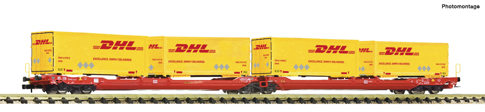 Fleischmann 6660051 - Doppeltwg.T3000e DB-AG + DHL