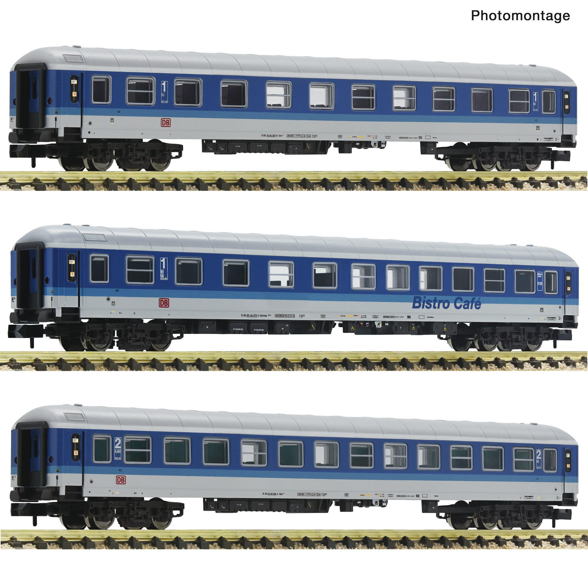 Fleischmann 6260024 - 3er Set Reisezug IR2471