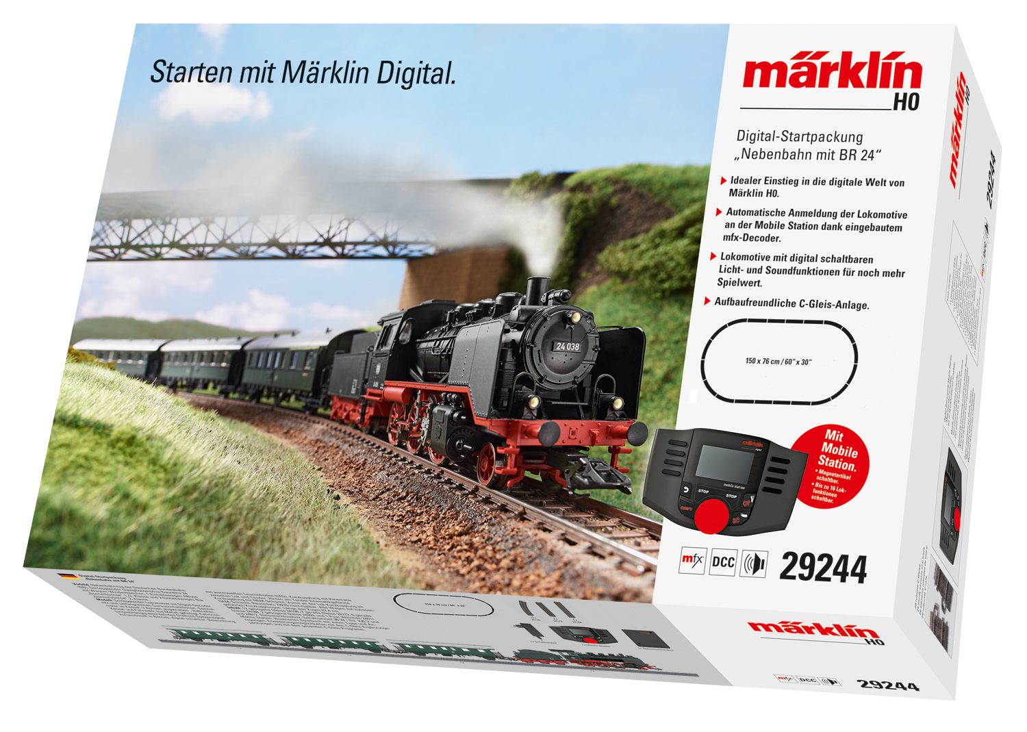 Märklin 29244 - Digital-Startp.Nebenbahn m.BR