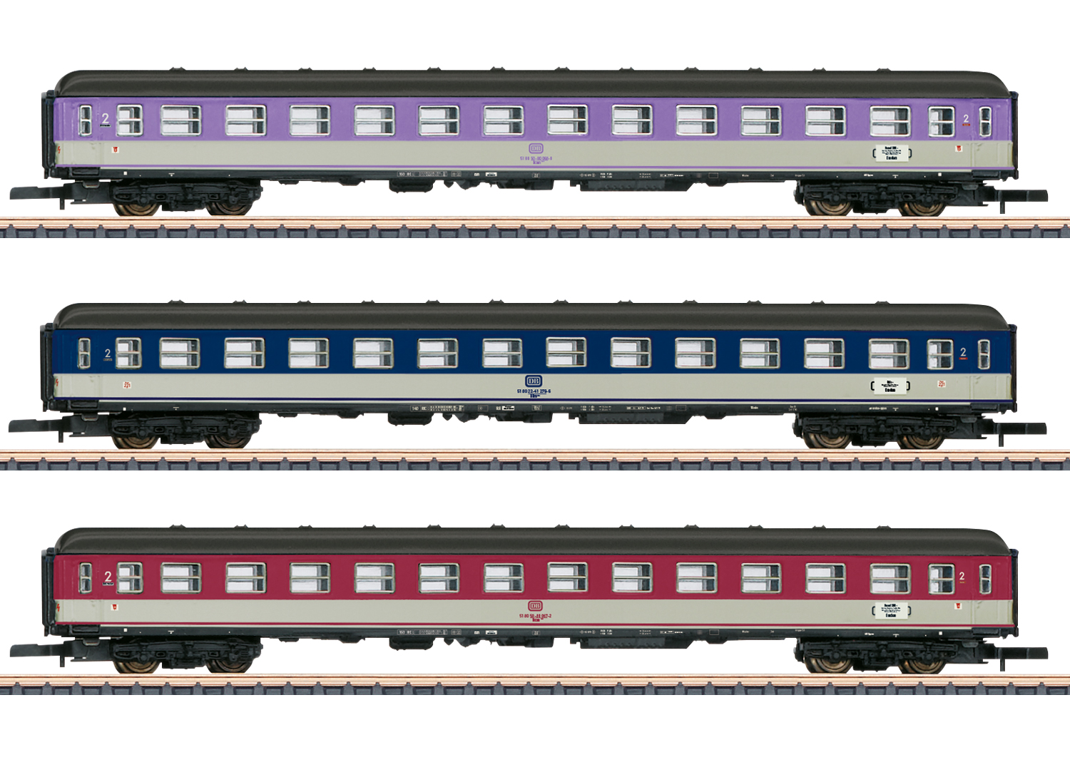 Märklin 87402 - Schnellzug-Wagenset DB