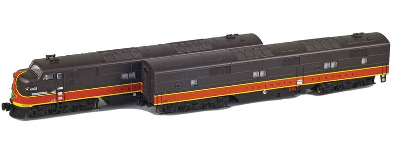 AZL 64616-1 Illinois Centra EMD E7A-B Set | 4005,