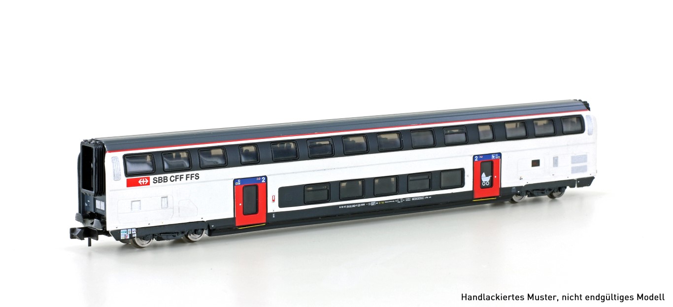 Hobbytrain H25121 - IC2020 Dosto-Wagen, 2.Kl. SBB,