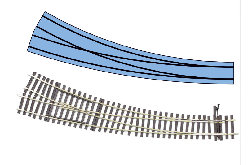 Lenz 45035 - Bogenweiche rechts