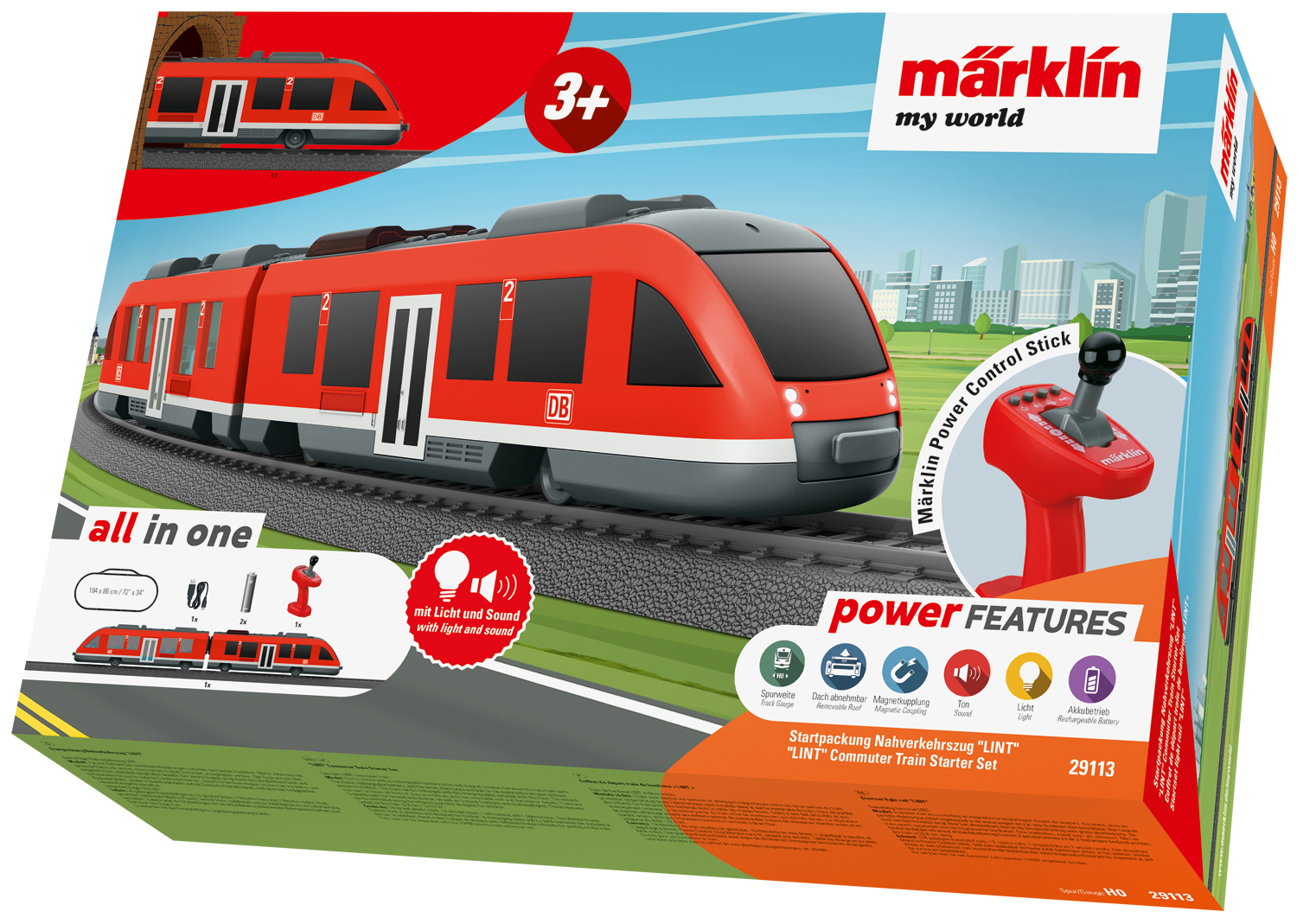 Märklin 29113 - Startp.Nahverkehrszug LINT