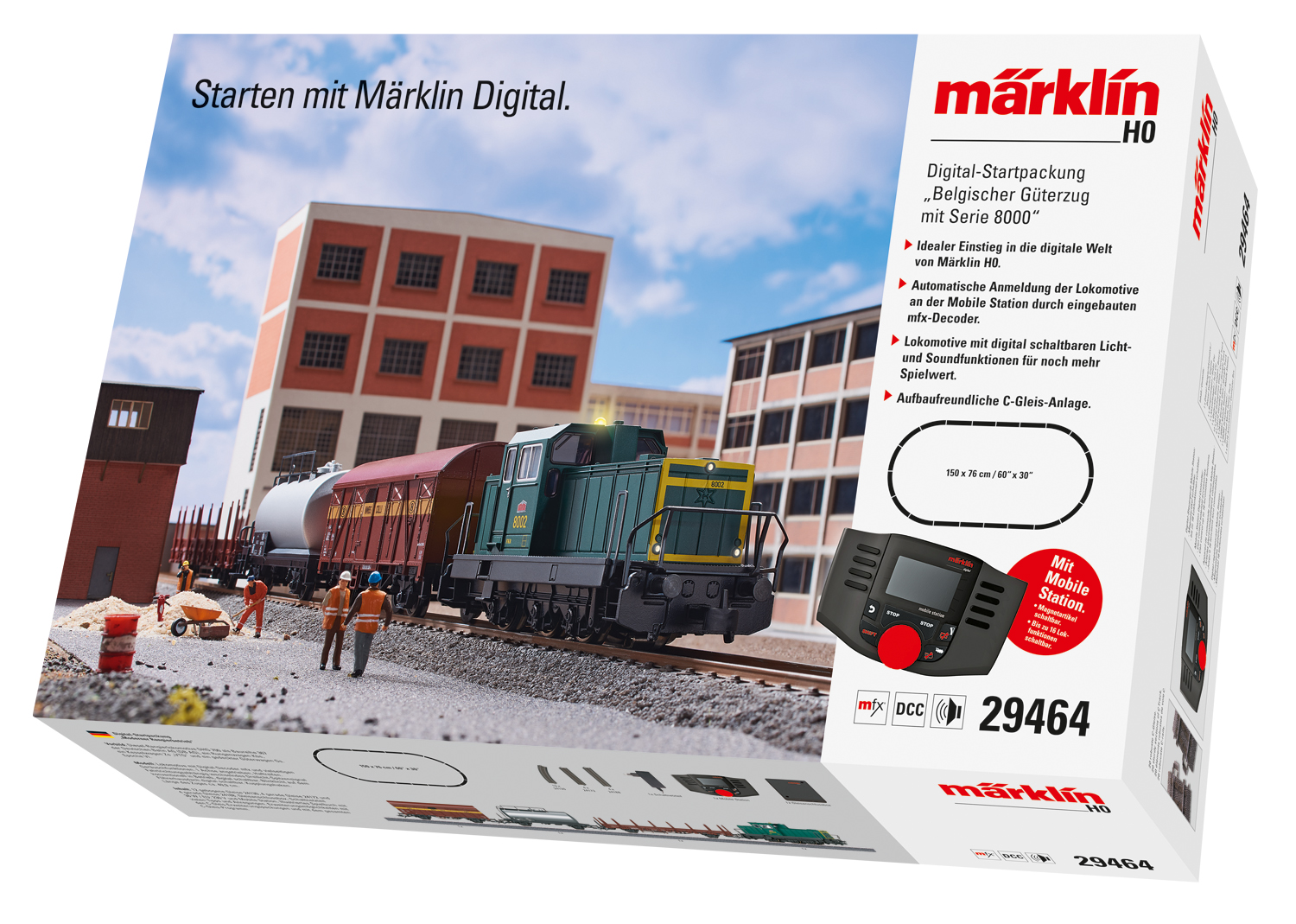 Märklin 29464 - Dig.-Startp. Belg.Güterzug